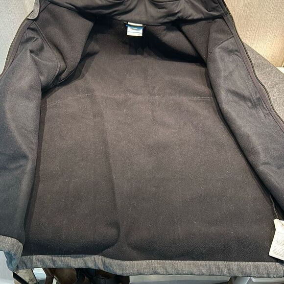 Columbia Mens Jacket Coat Gray Sz Medium Full Zip Softshell Front Hand Pockets - Picture 6 of 8